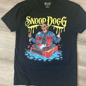 Black Graphic Tee - Bold Yellow Logo